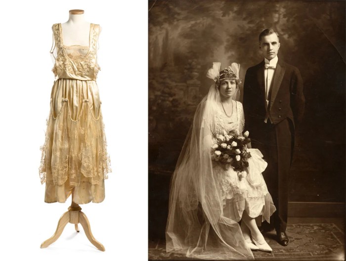 1920s style wedding dress