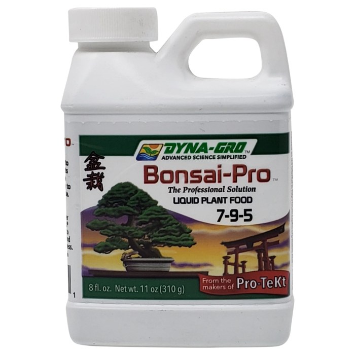 Bonsai tree plant food