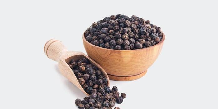 Black pepper plant seeds